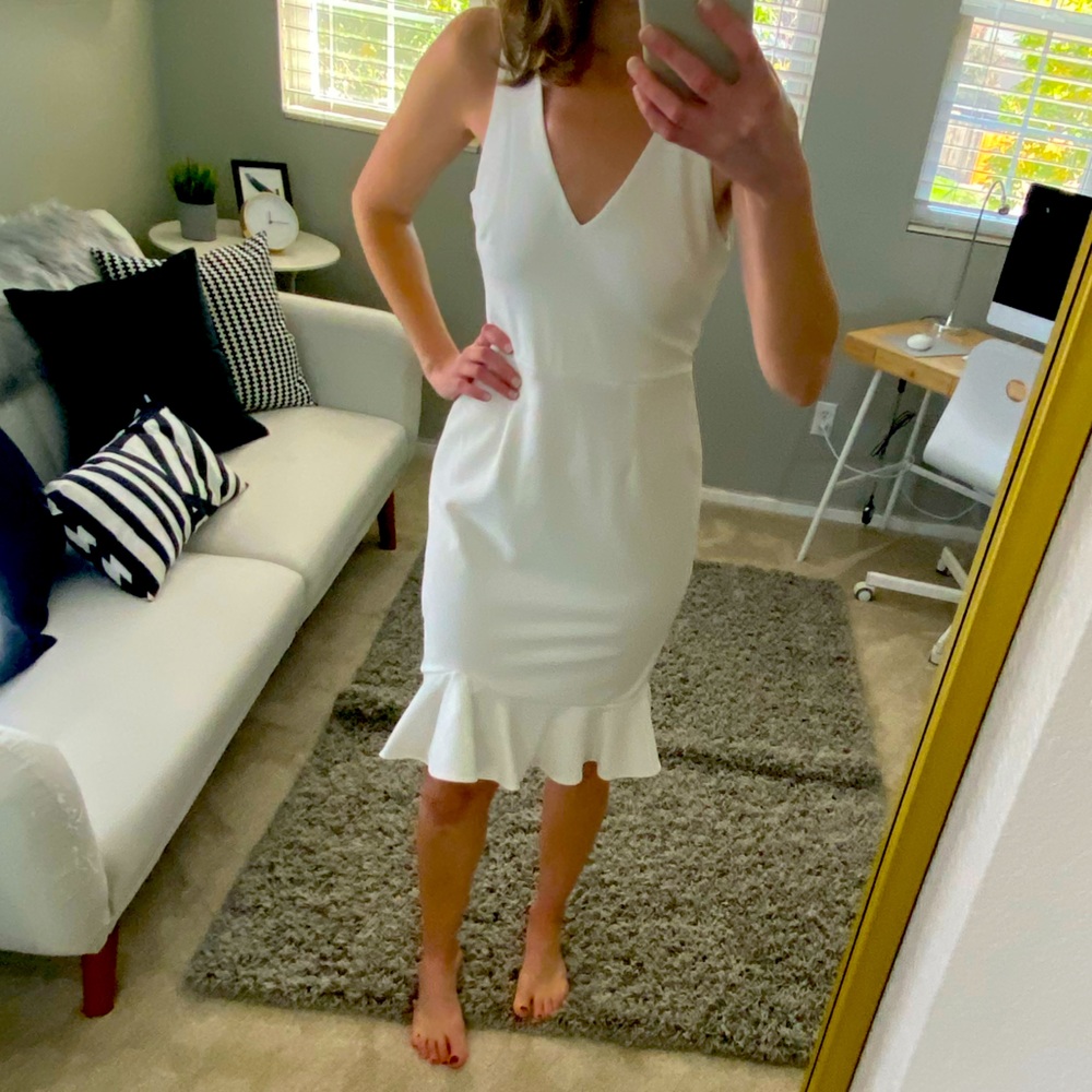 White Betsy Johnson Dress
